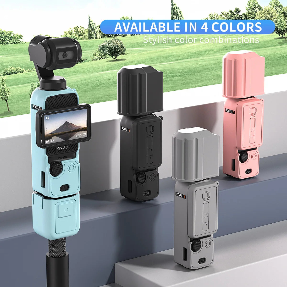 Soft Washable Protective Sleeve with Lens Cup for DJI Osmo Pocket 3