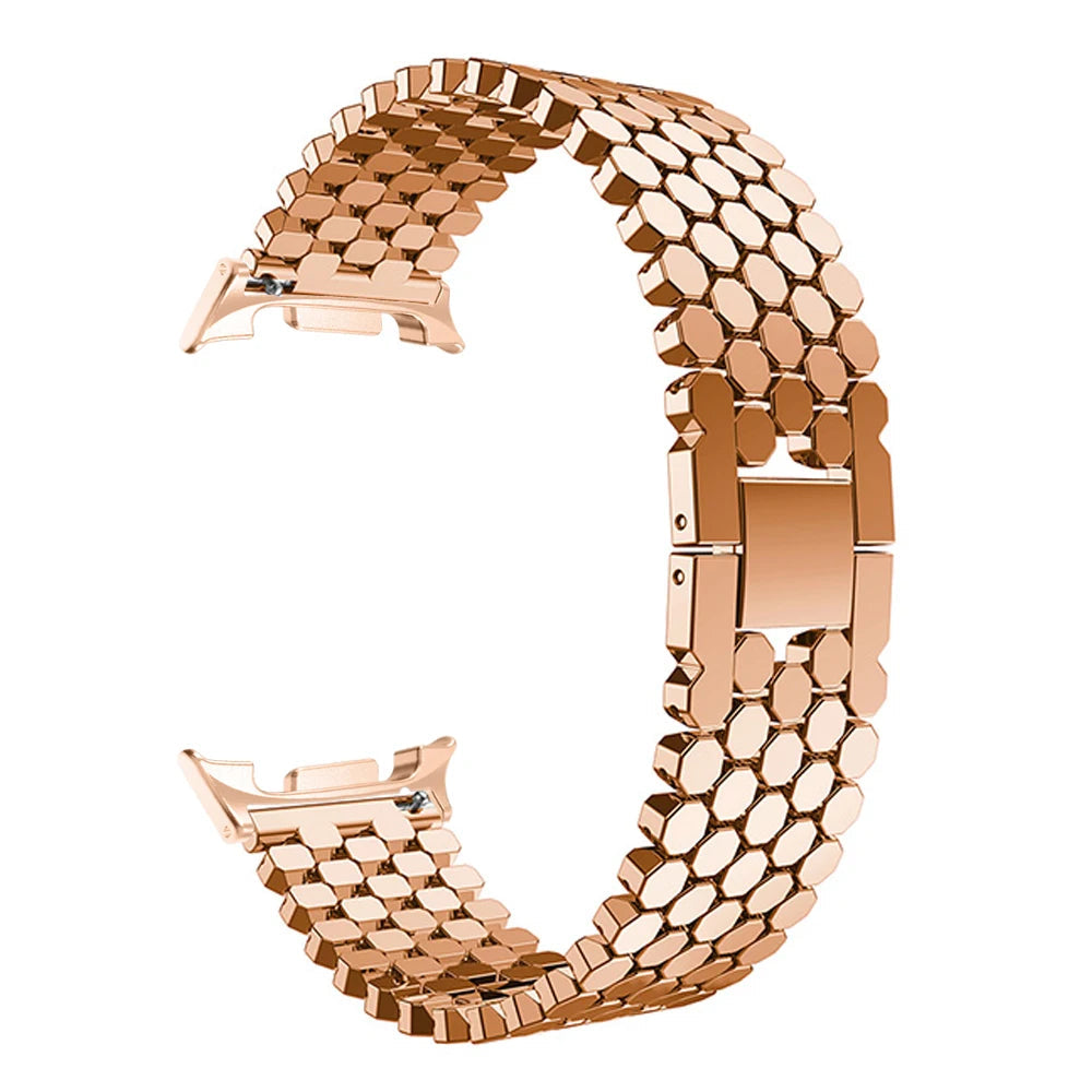 Luxury Hexagonal Link Jewelry Strap for Samsung Galaxy Watch 8 & 8 Classic