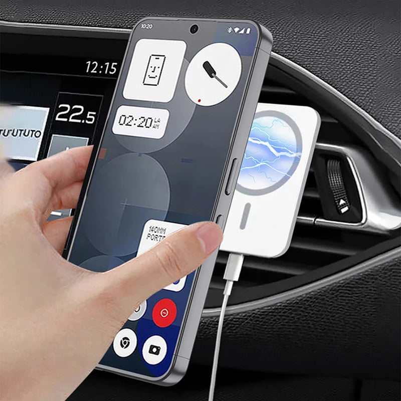 Shockproof Hard PC Case with 360-Degree Rotating Ring for Nothing Phone 3a / 3a Pro