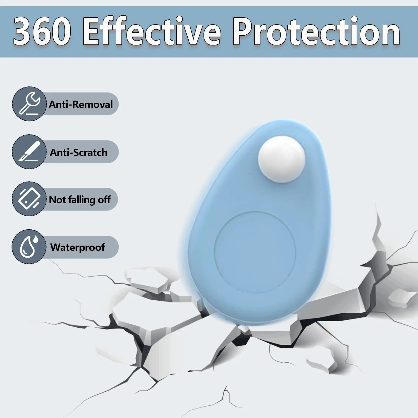 AirTag Protective Case with Safety Pin