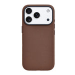Handcrafted Cowhide Leather MagSafe Case with Precise Independent Button Design for iPhone 17 Series