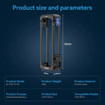 TELESIN Protective Aluminium Alloy Frame Case for Insta360 X4