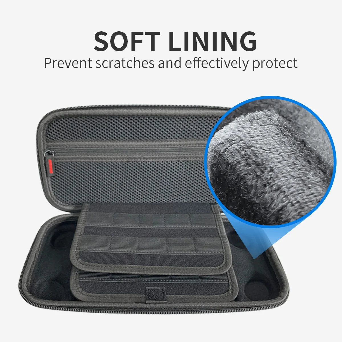 Travel-Friendly Large Capacity Protective Case for Nintendo Switch 2