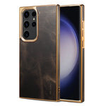 Premium Oil-Waxed Cowhide Case for Samsung Galaxy S24 Series