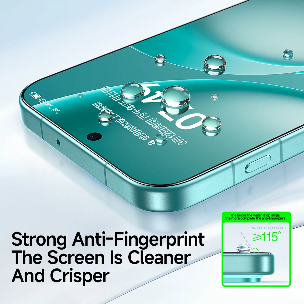 2-Pack Full-Screen Tempered Glass Screen Protector with Anti-Fingerprint Coating for OPPO Find X9 Series