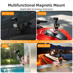 Magnetic Quick-Release Camera Grip Mount with Filter Storage for DJI Osmo Pocket 4P / 4