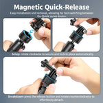 Ulanzi Go-Quick II Extendable Suction Cup Mount for Action Cameras & Smartphones