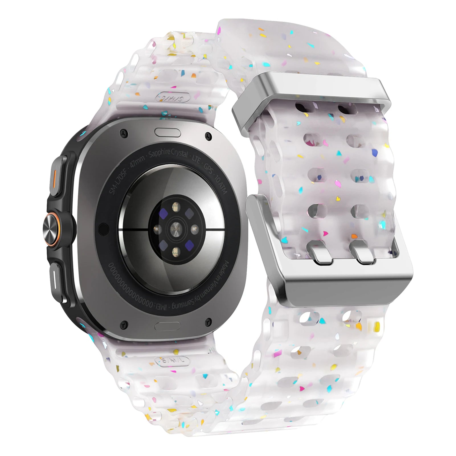 High-Quality Marine Silicone Band for Samsung Galaxy Watch Ultra and Samsung Galaxy Watch Ultra (2025)