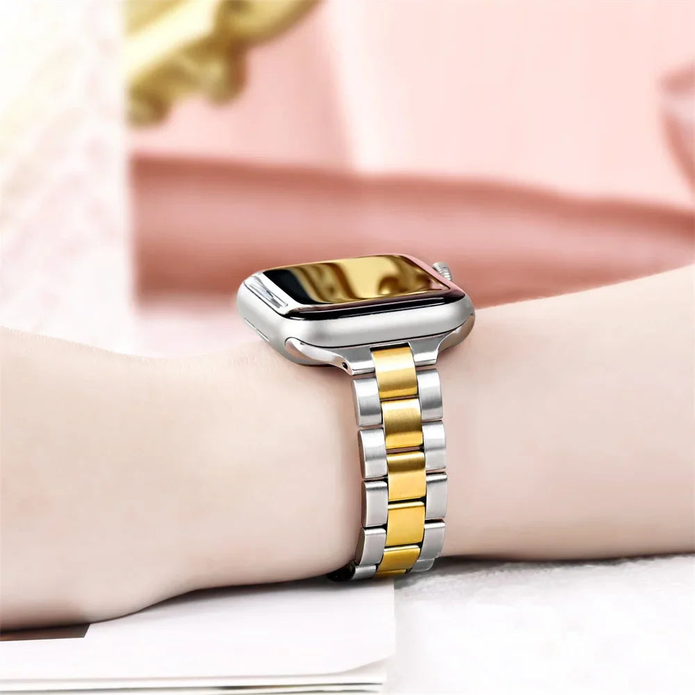 Ultra-Thin Stainless Steel Bracelet for Apple Watch