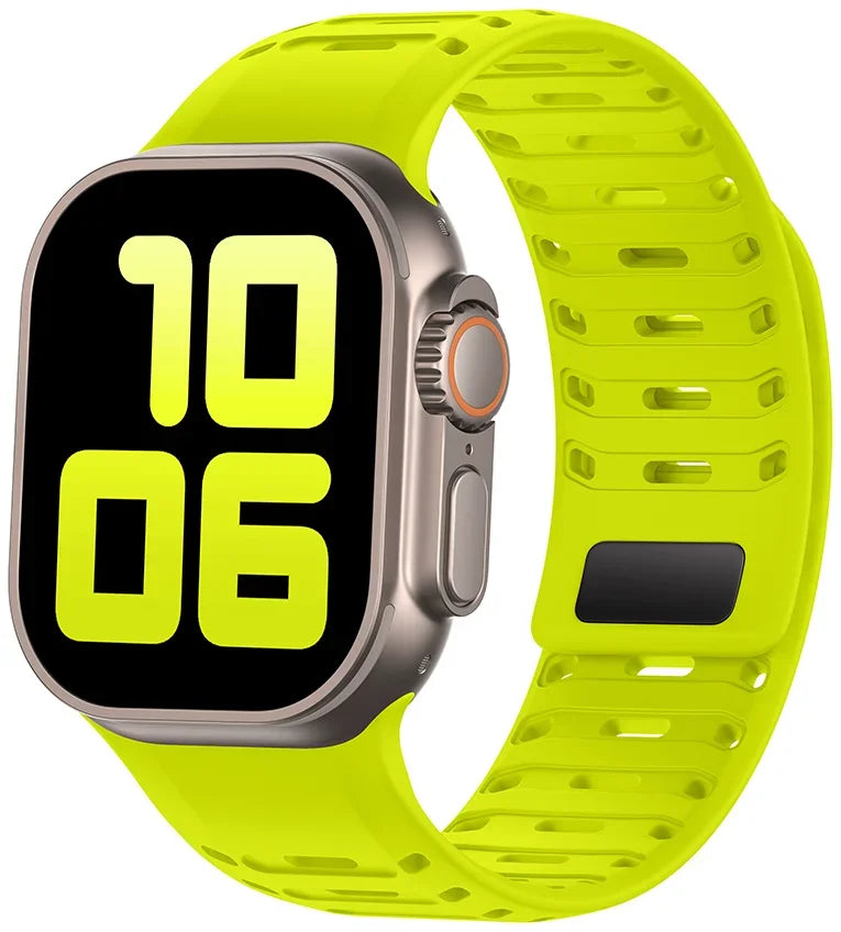 Breathable Magnetic Silicone Strap for Apple Watch