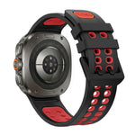 Breathable Perforated Silicone Watch Strap for Samsung Galaxy Watch Ultra 2