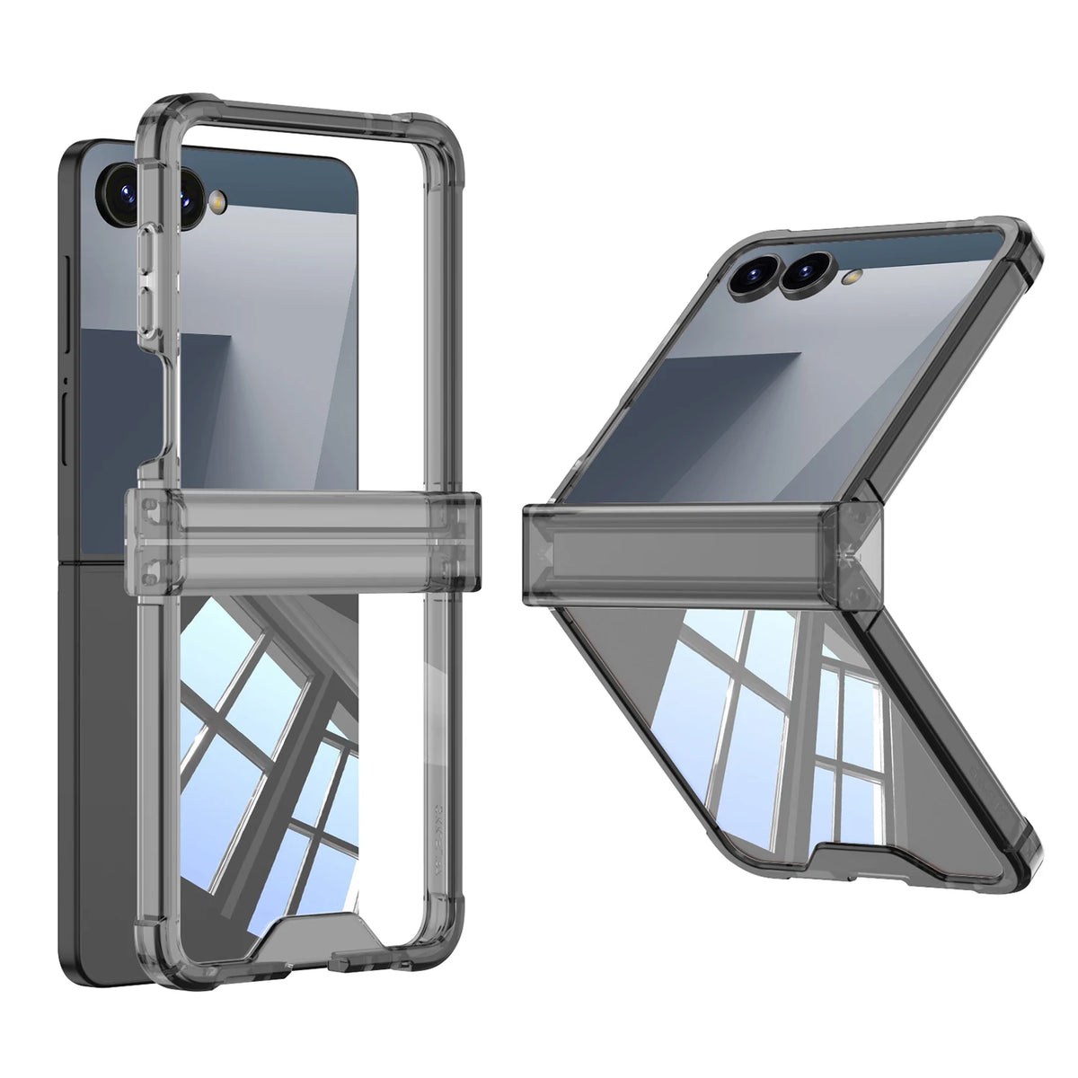 Four-Corner Shockproof Clear Case for Samsung Galaxy Z Flip 8