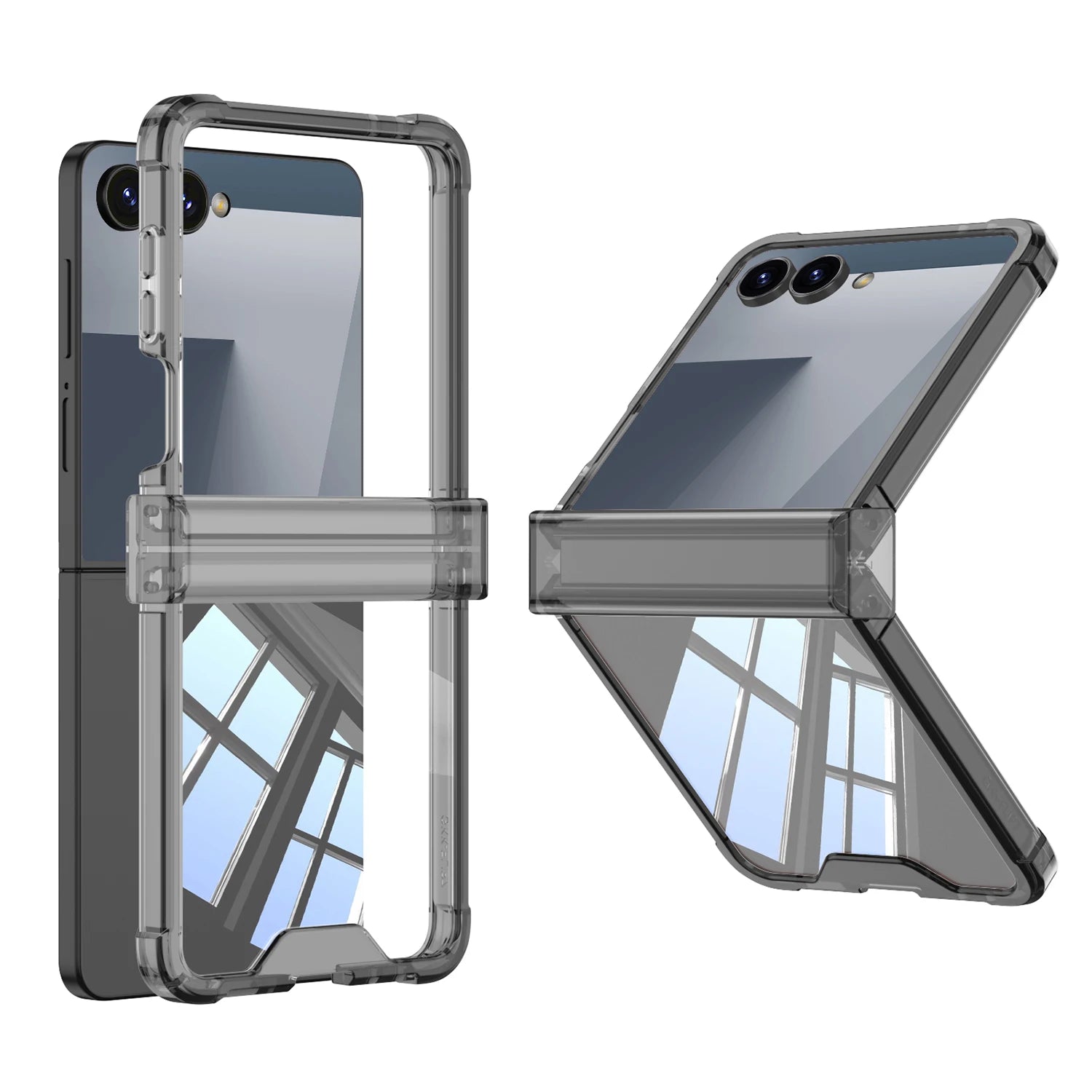 Four-Corner Shockproof Clear Case for Samsung Galaxy Z Flip 8