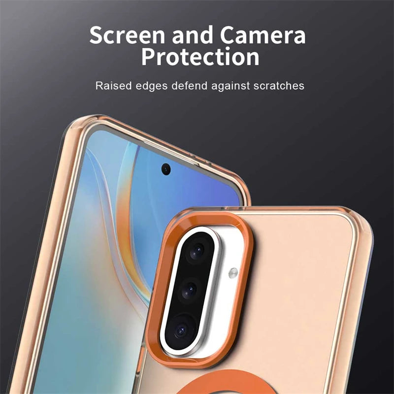 Luxury Frosted Silicone Magnetic Case for Samsung Galaxy A36