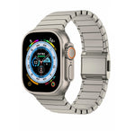 Durable Titanium Metal Band with Magnetic Buckle for Apple Watch