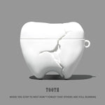 AirPods Pro 3 Cracked Teeth Protective Cover