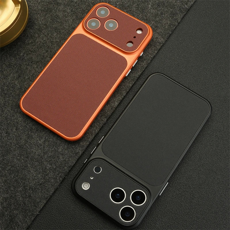 Diamond Pattern Leather MagSafe Case for iPhone 17 Series