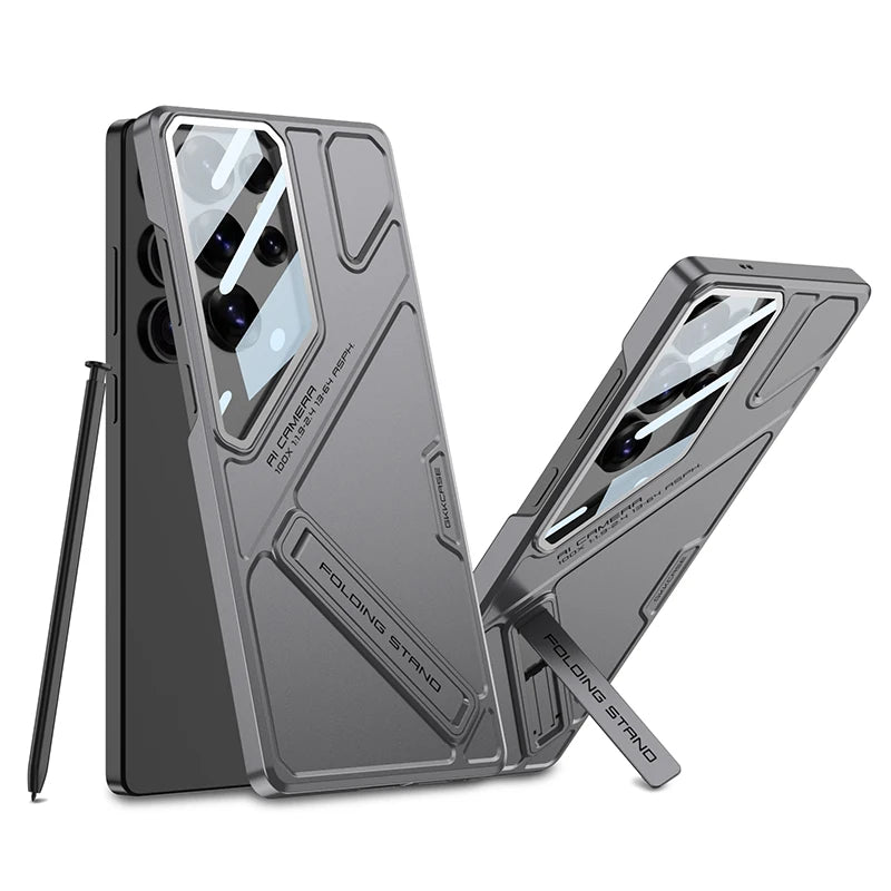 Protective Shockproof Case with Kickstand & Camera Guard for Samsung Galaxy S24 Ultra
