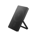 Magnetic Card Holder with Foldable Metal Stand