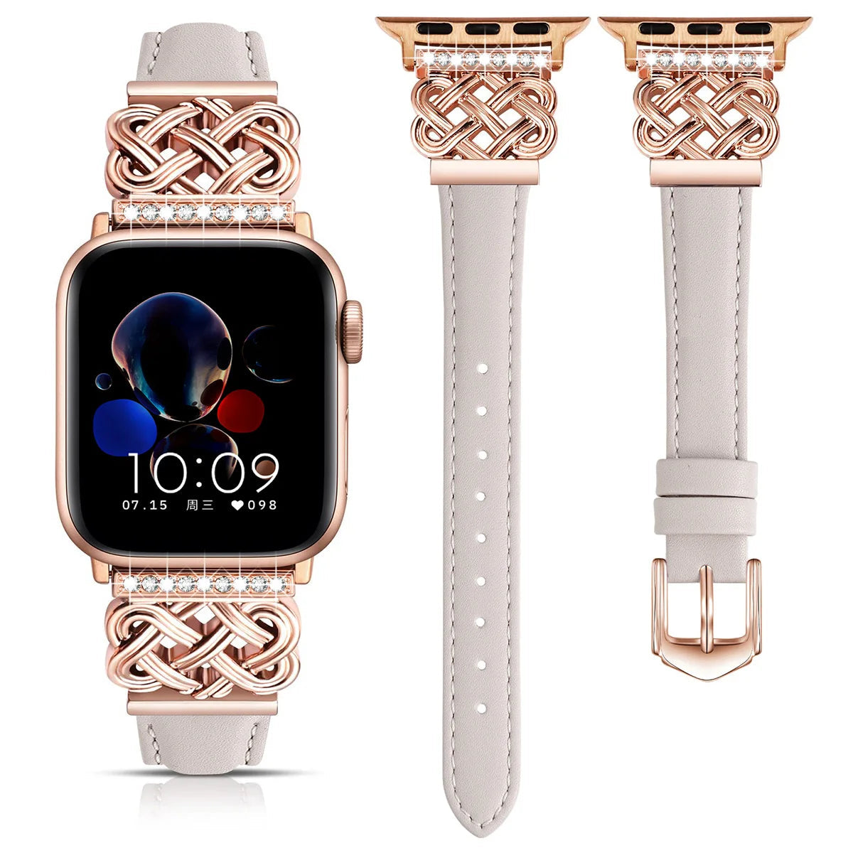Stylish Leather Wristband for Apple Watch