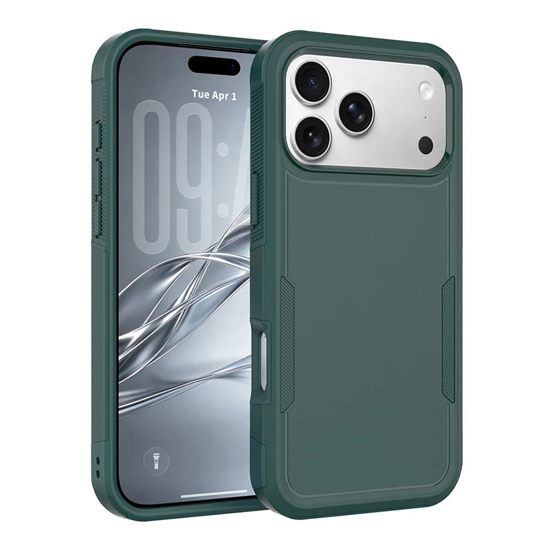 Textured Anti-Slip TPU Case with Camera Bezel Ring for iPhone 18 Series