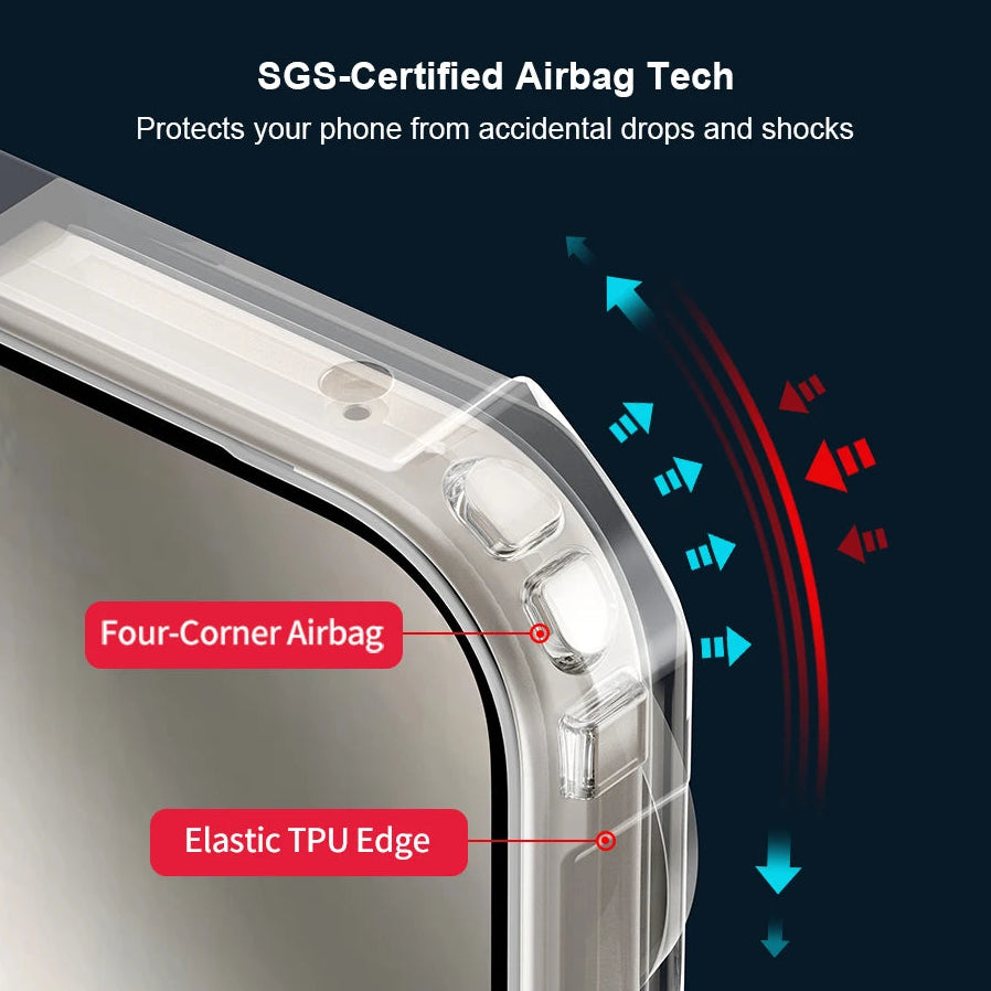 Shockproof Airbag Transparent Case for Pixel 10 Series