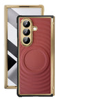 Samsung Galaxy Z Fold 7 Premium Magnetic Leather Case
