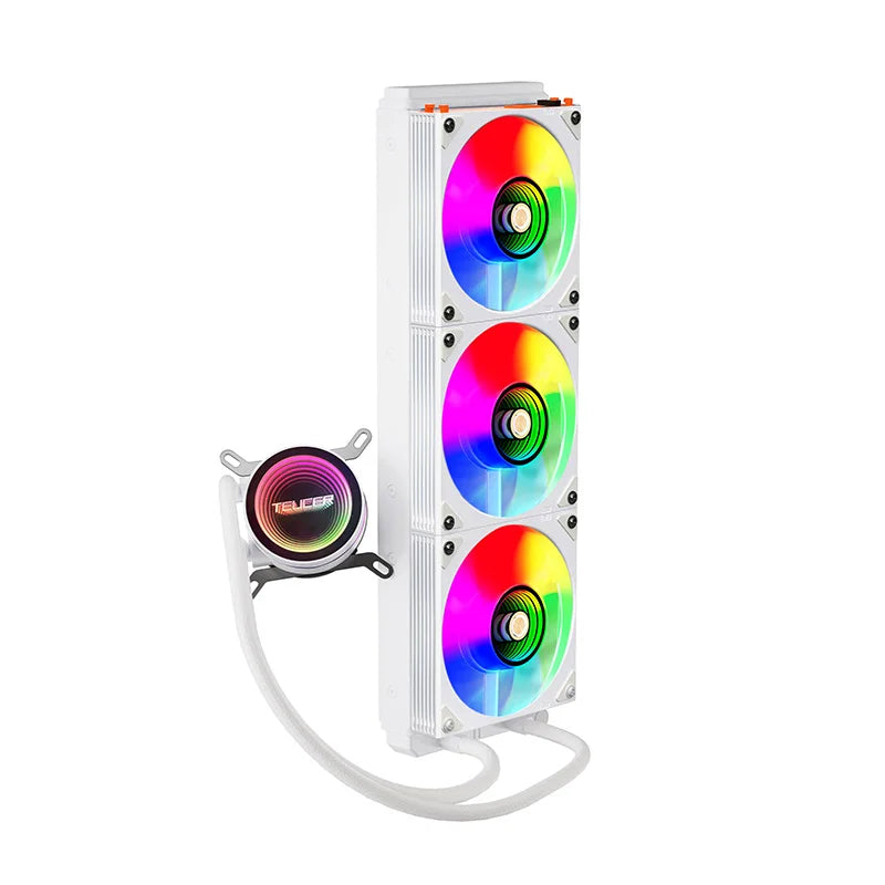 TEUCER WF-360 360mm ARGB AIO CPU Liquid Cooler With PWM Pump