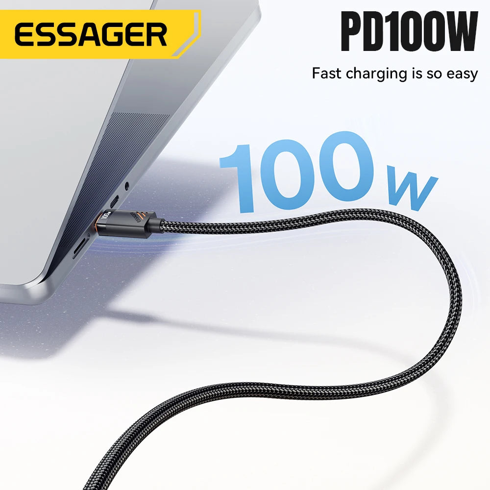 Essager 2-in-1 USB Type-C to USB Type-C/Lightning Cable