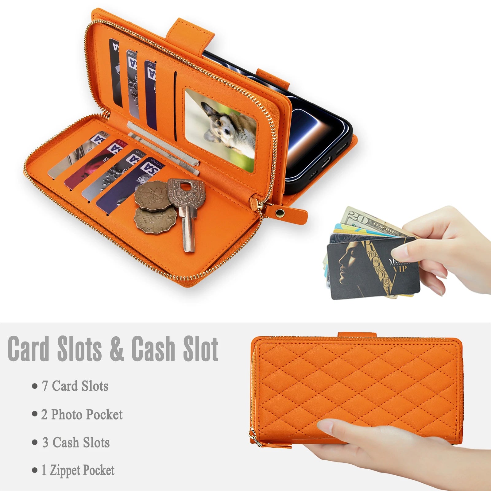Crossbody RFID Wallet Case for iPhone 17 Series