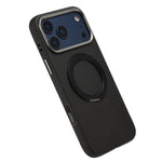 Luxury PU Leather MagSafe Case with Ring Holder for iPhone 17 Series