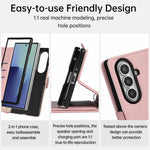 Crossbody Leather Wallet Case with Zipper Card Holder for Samsung Galaxy Z Fold 8 Ultra