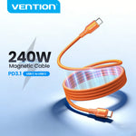 Vention 240W Magnetic USB-C to USB-C Cable