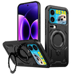 Xiaomi 17 Series Heavy Duty Magnetic Case with Rotating Ring Stand