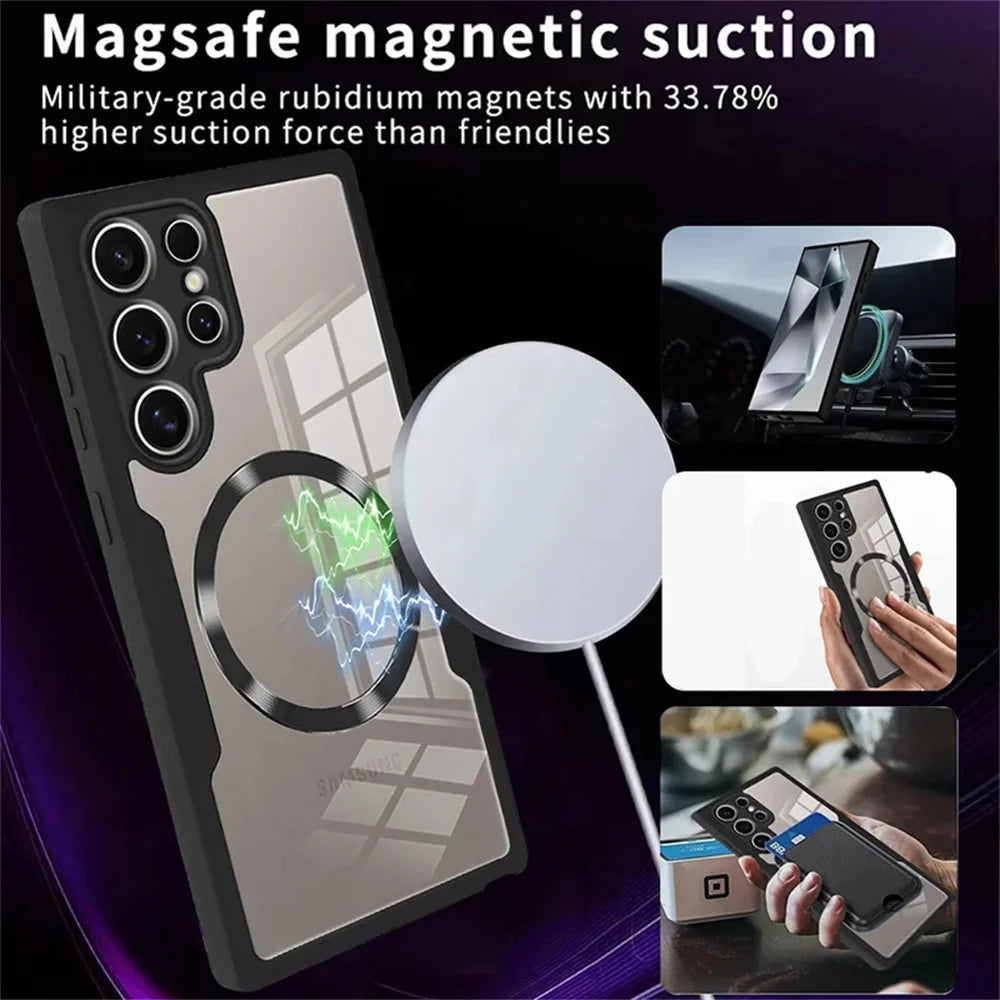 360° Full Protection Double-Sided Magnetic Case for Samsung Galaxy S24 Series
