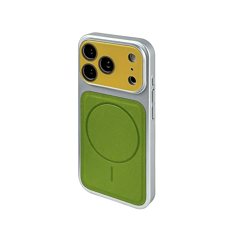 MagSafe Compatible Lychee Texture Case for iPhone 17 Series