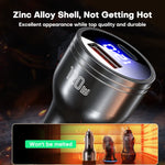 QOOVI 120W Dual-Port USB-C Car Charger