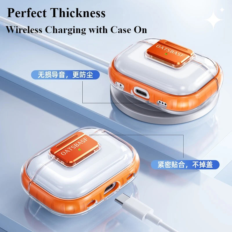 AirPods Pro 2 Magnetic Clear Case