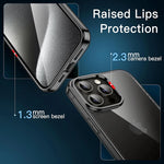 Transparent Black Ultra-Thin Soft Silicone Case for iPhone 15 Series