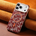 Fashion Leather MagSafe Case for iPhone 17 Series