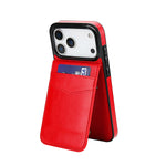 Vintage Style Leather Wallet Case for iPhone 17 Series