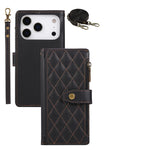 iPhone 17 Series Crossbody Purse Case with Wrist Strap