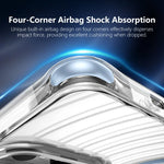 Transparent Magnetic Case with Four-Corner Airbag Protection for Samsung Galaxy S25 Series