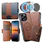 3-in-1 MagSafe Leather Wallet Case with Card Holder for iPhone 16 Series