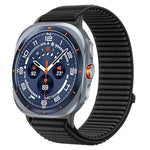Breathable Nylon Watch Strap with Hook-and-Loop Fastener for Samsung Galaxy Watch Ultra 2