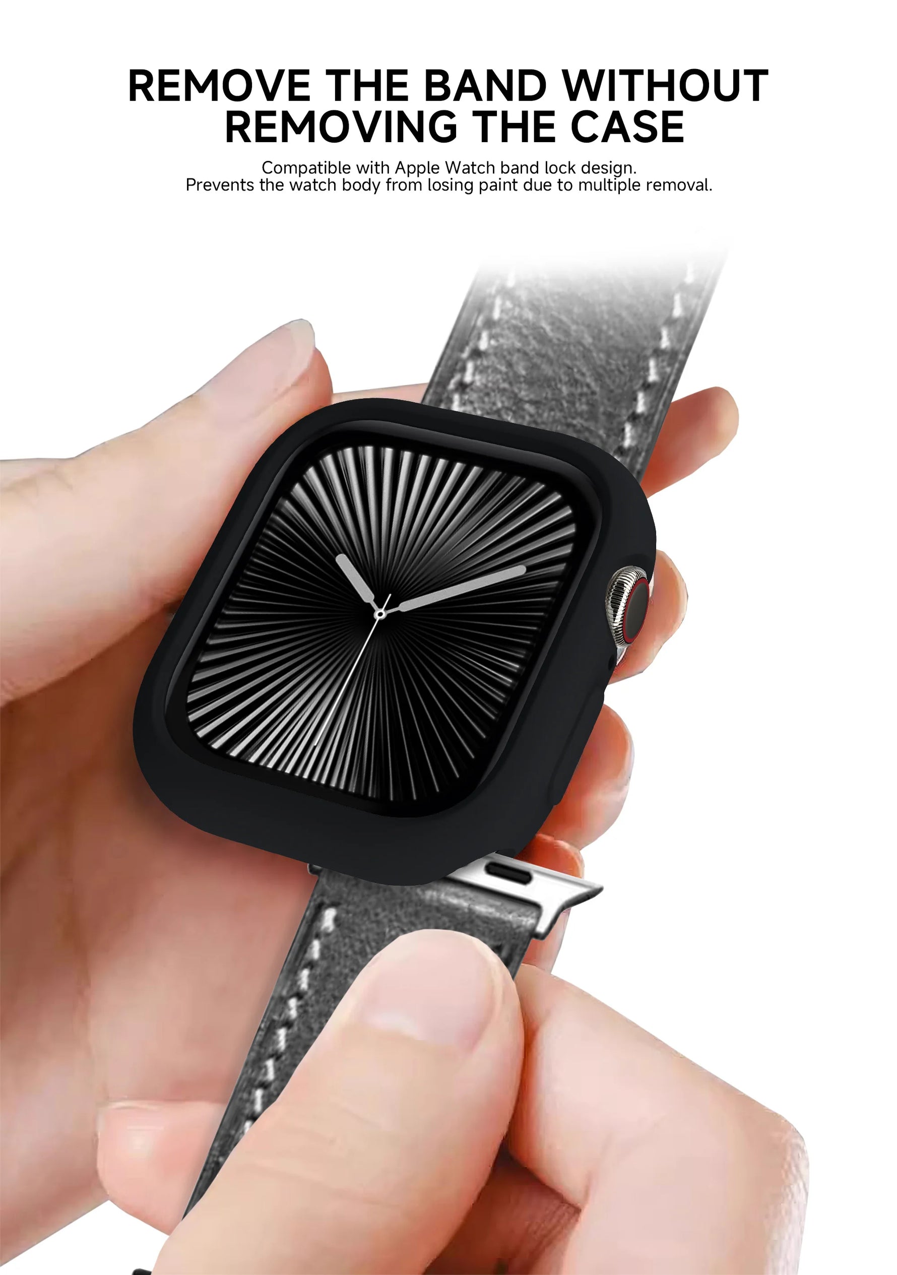 Candy Color Soft Silicone Bumper Case for Apple Watch