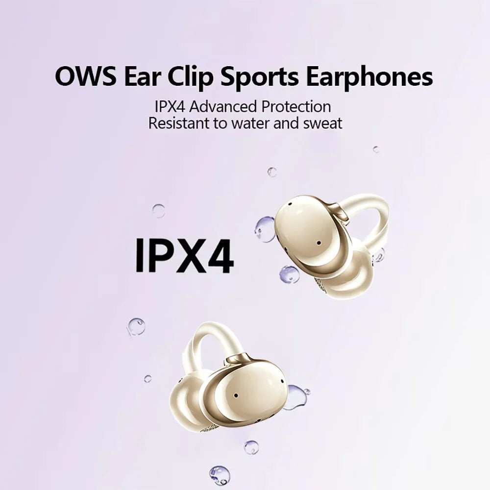 KEBIDUMEI Bluetooth 6.0 Ear Clip Earbuds