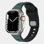 Two-Tone Silicone Sport Band for Apple Watch