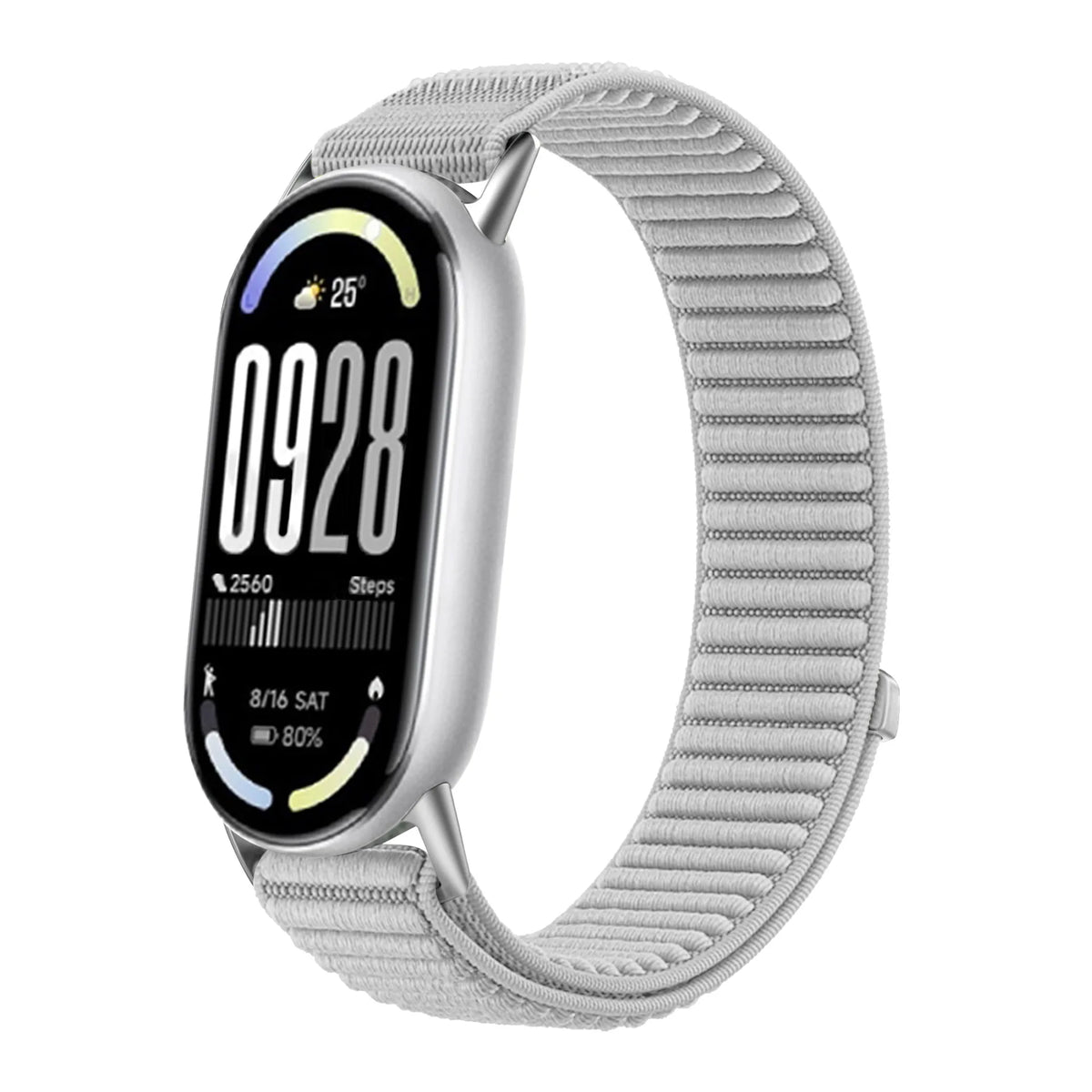Nylon Breathable Wristband Strap with Hook-and-Loop Closure for Xiaomi Smart Band 11