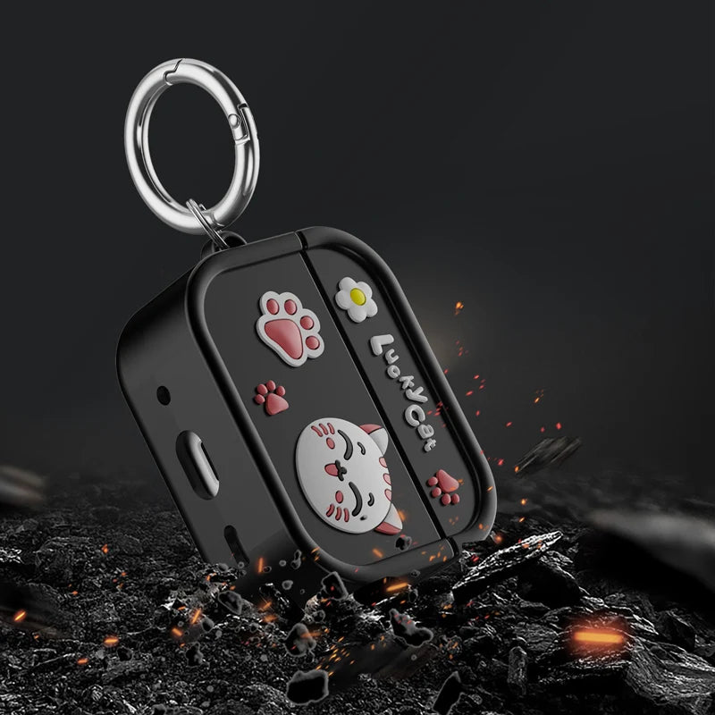 3D Cute Lucky Cat Silicone Case for AirPods Pro 2